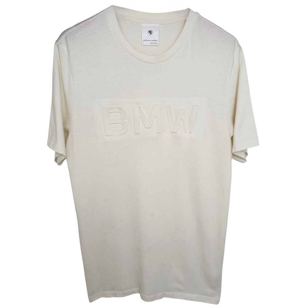 BMW Mens Oversized Goods With Freude T-Shirt M Ivory